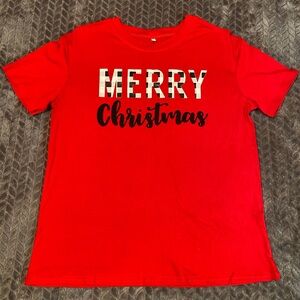 Red Merry Christmas T-Shirt
